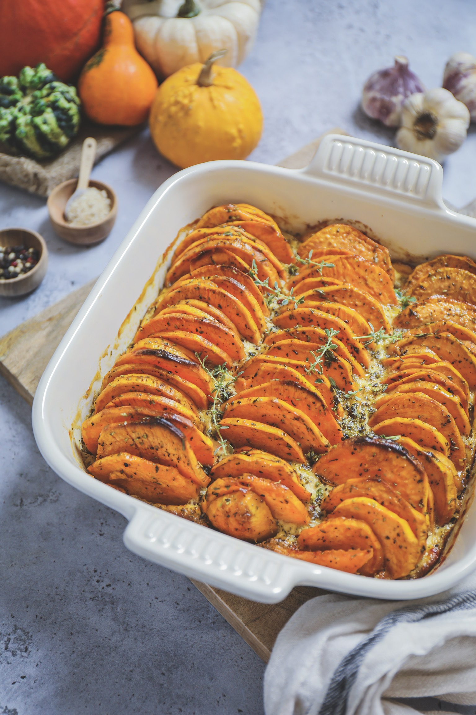 Gratin de patates douces